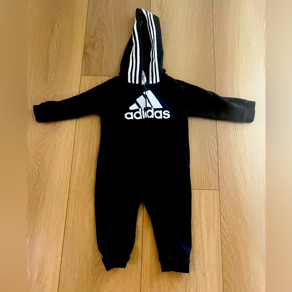 Adidas zip hooded romper